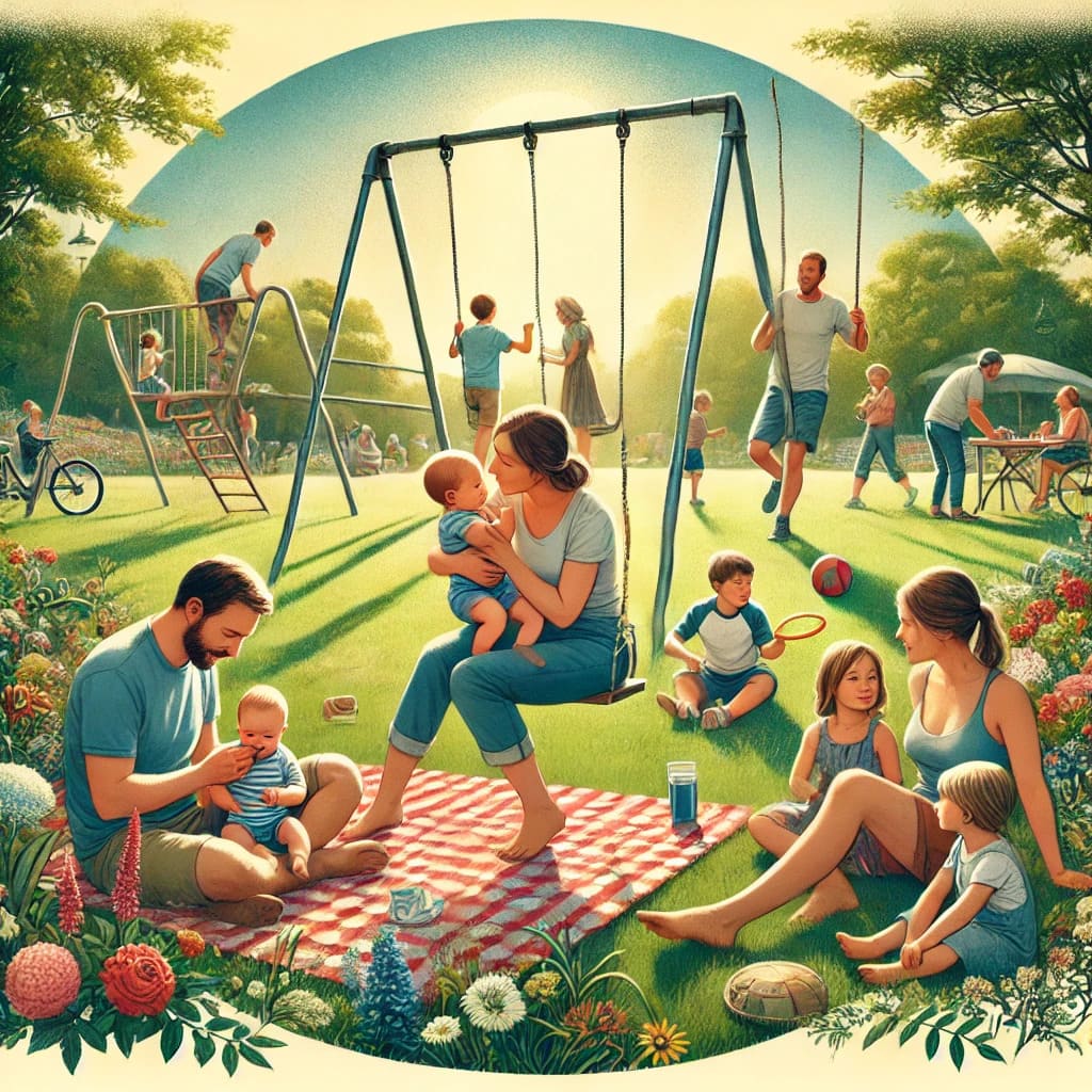 Illustration of a classroom with students interacting