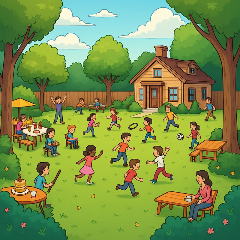 Illustration of a classroom with students interacting
