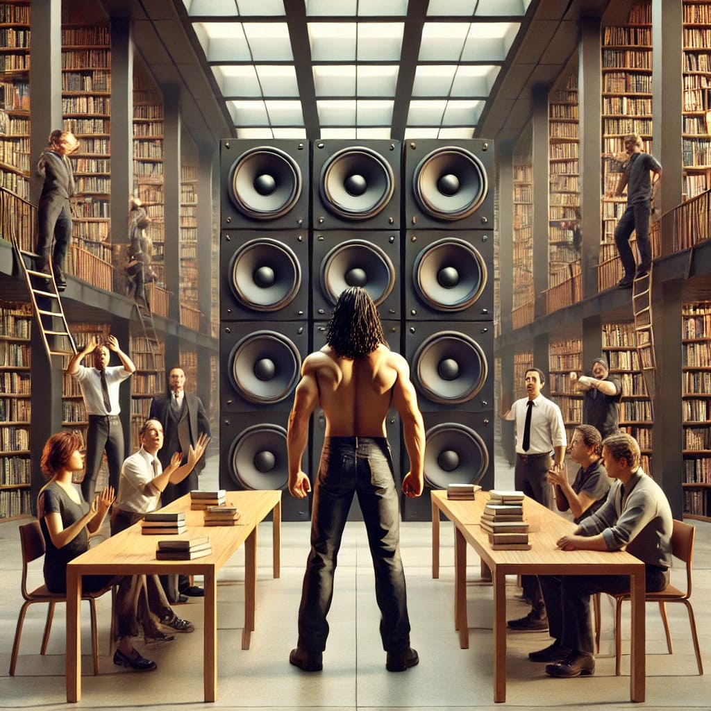 Illustration of a classroom with students interacting