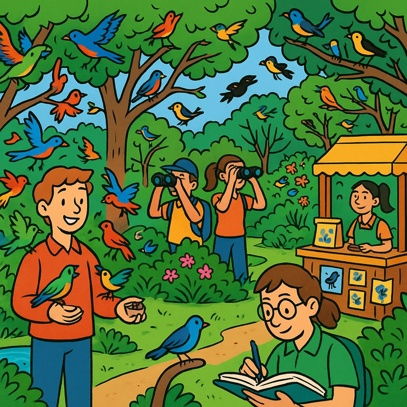 Illustration of a classroom with students interacting