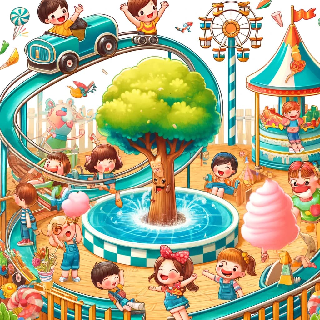 Illustration of a classroom with students interacting