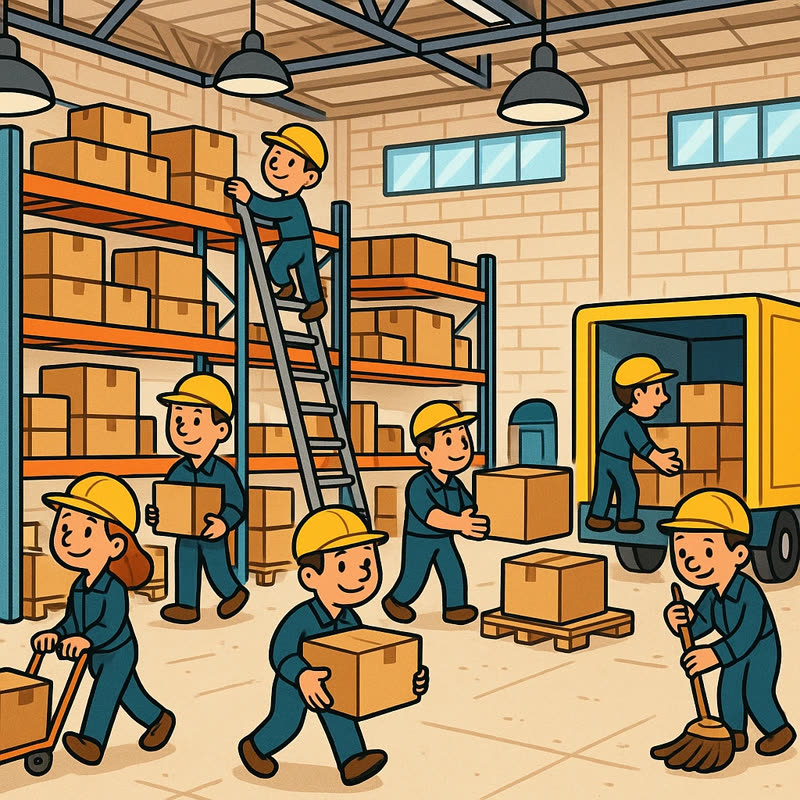 Illustration of a classroom with students interacting