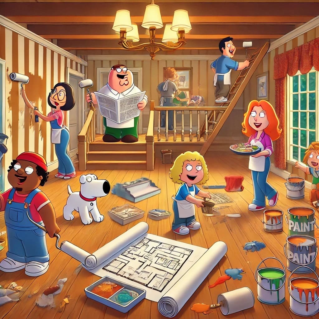 Illustration of a classroom with students interacting